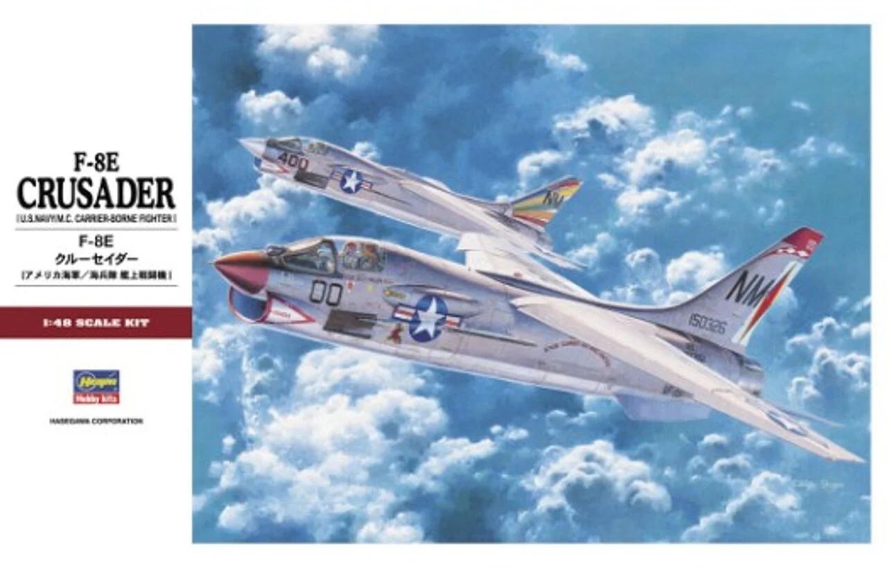 Hasegawa 1/48 F-8E Crusader Cvw-19 Model Kit — official product photo 1