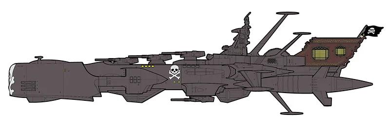Hasegawa 1/1500 Space Pirate Ship Arcadia Model Kit — official product photo 6