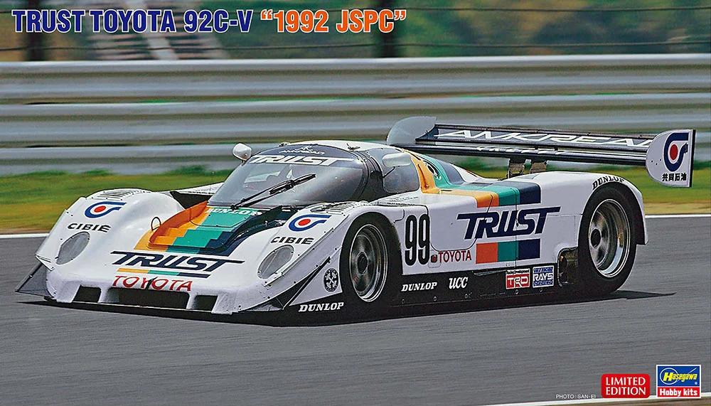 Hasegawa 1/24 Trusttoyota 92cv 1992 Jspc Model Kit — official product photo 1