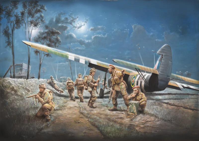 Italeri 1/72 As51 Horsa MK I Aircraft W Paratrps Model Kit — official product photo 1