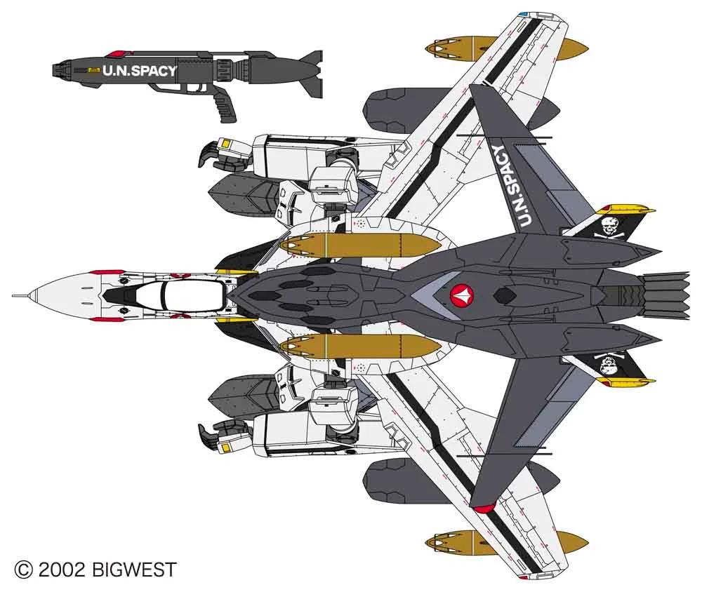 Hasegawa 1/72 Vf-0s Gerwalk W Ghost Macross Zero Model Kit — box art