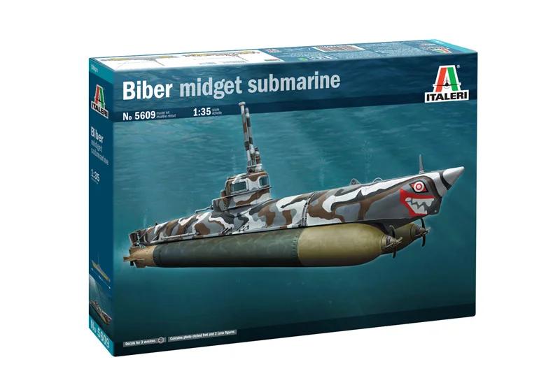 Italeri 1/35 Midget Submarine Biber Model Kit — official product photo 2