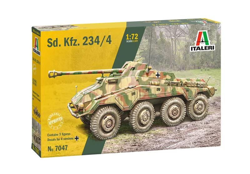 Italeri 1/72 SD Kfz 234 4 German Armor Model Kit — official product photo 2