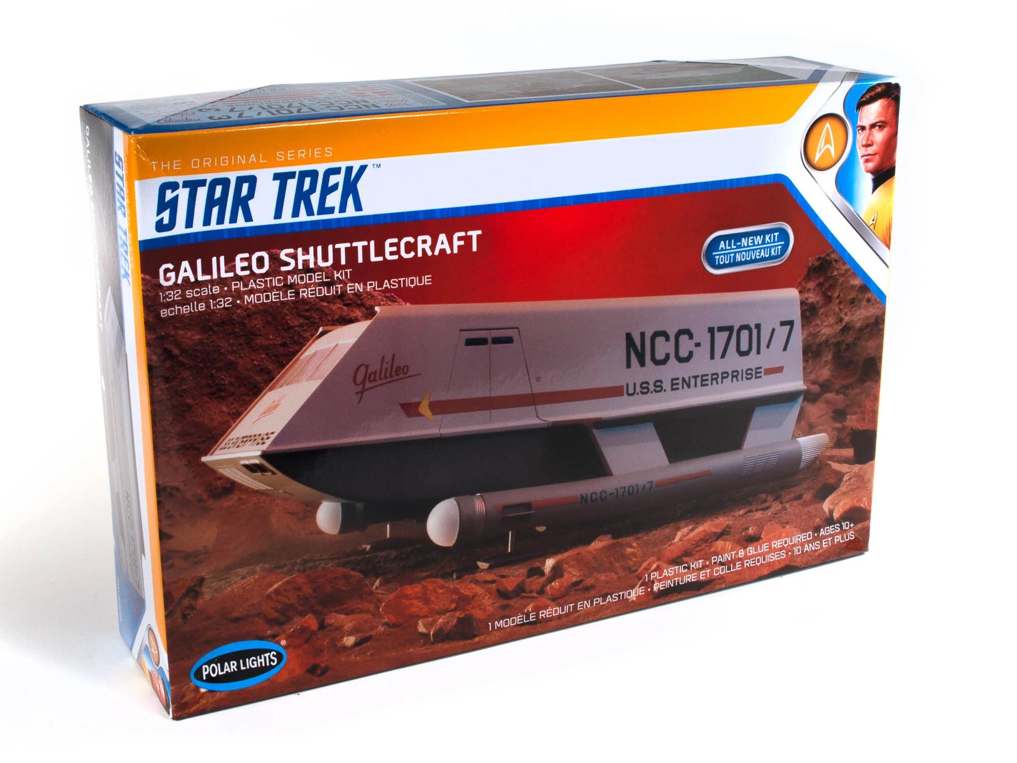 Polar Lights 1/32 Galileo Shuttle Model Kit — box art