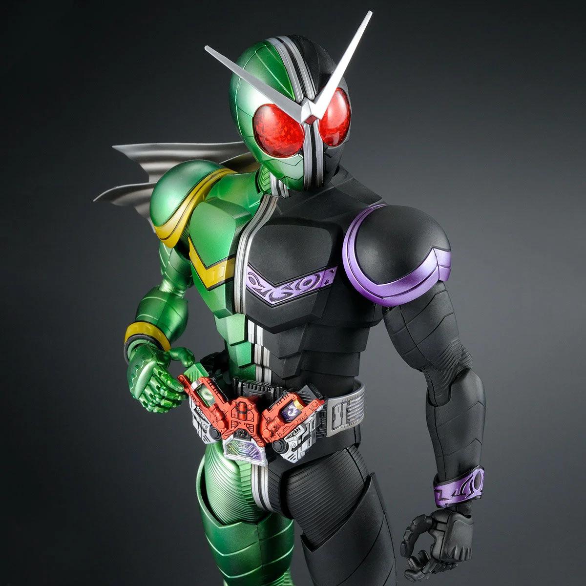 Bandai Kaman Rider Double Cyclone Joker Fig-ris Model Kit — official product photo 6