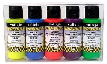 Vallejo Premium Colors Fluoresent Set5 — product photo
