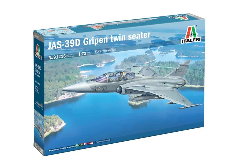 Italeri 1/72 JAS-39 Twin Seater Model Kit — official product photo 1