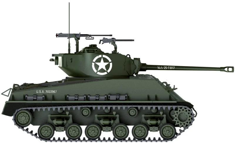 Italeri 1/35 M4a3e8 Sherman Fury Model Kit — official product photo 5