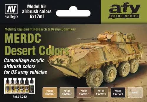Vallejo Air Merdc Desert 6 Color Set — product photo