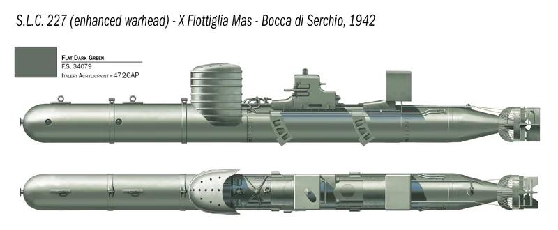 Italeri 1/35 Maiale Crew Model Kit — official product photo 4