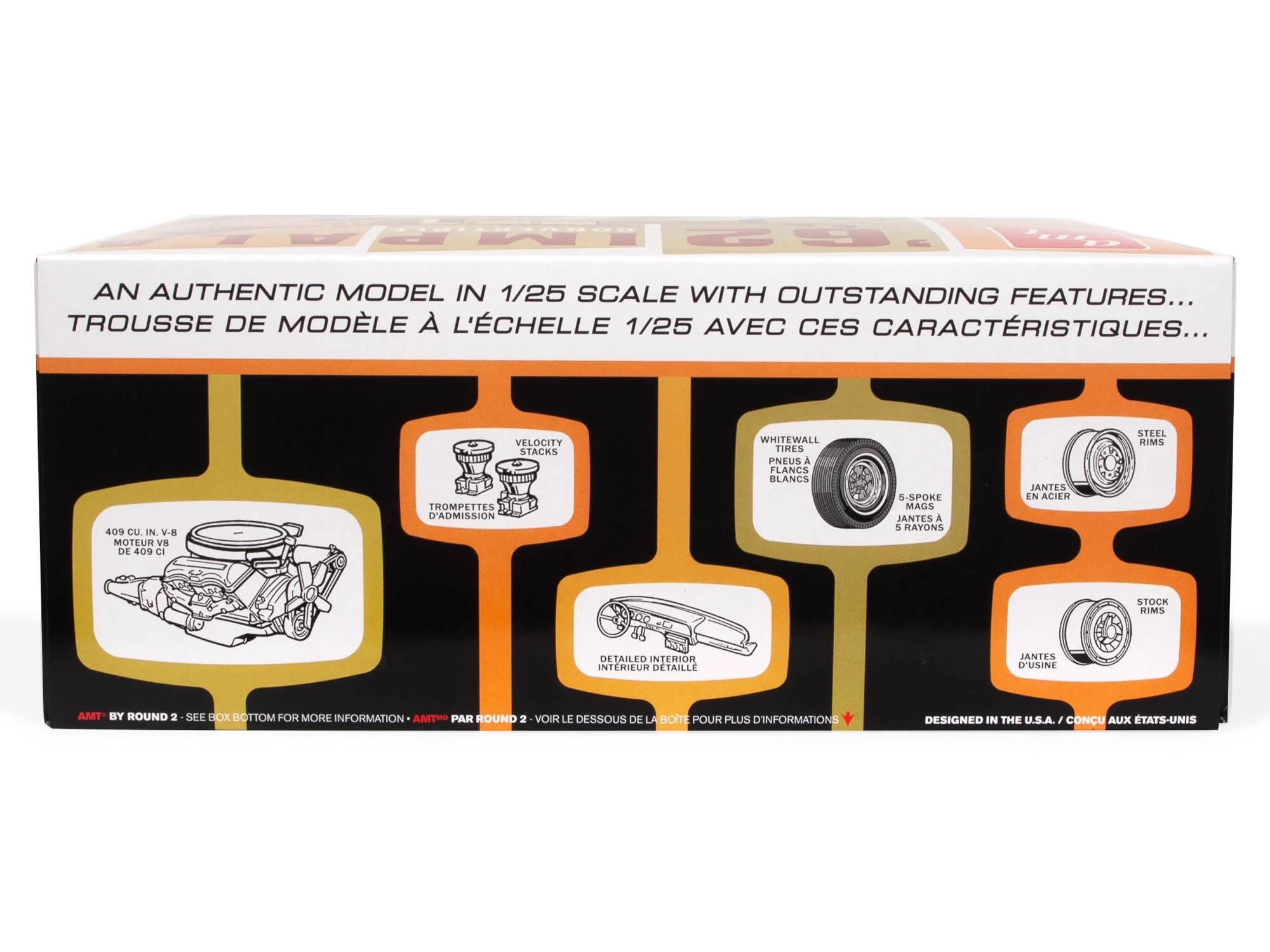 AMT 1/25 62 Chevy Impala Convertible Model Kit — official product photo 3