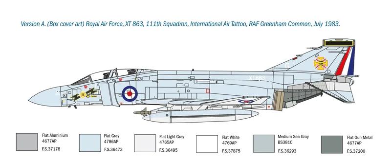 Italeri 1/72 F-4 Phantom Fg 1 Model Kit — official product photo 4
