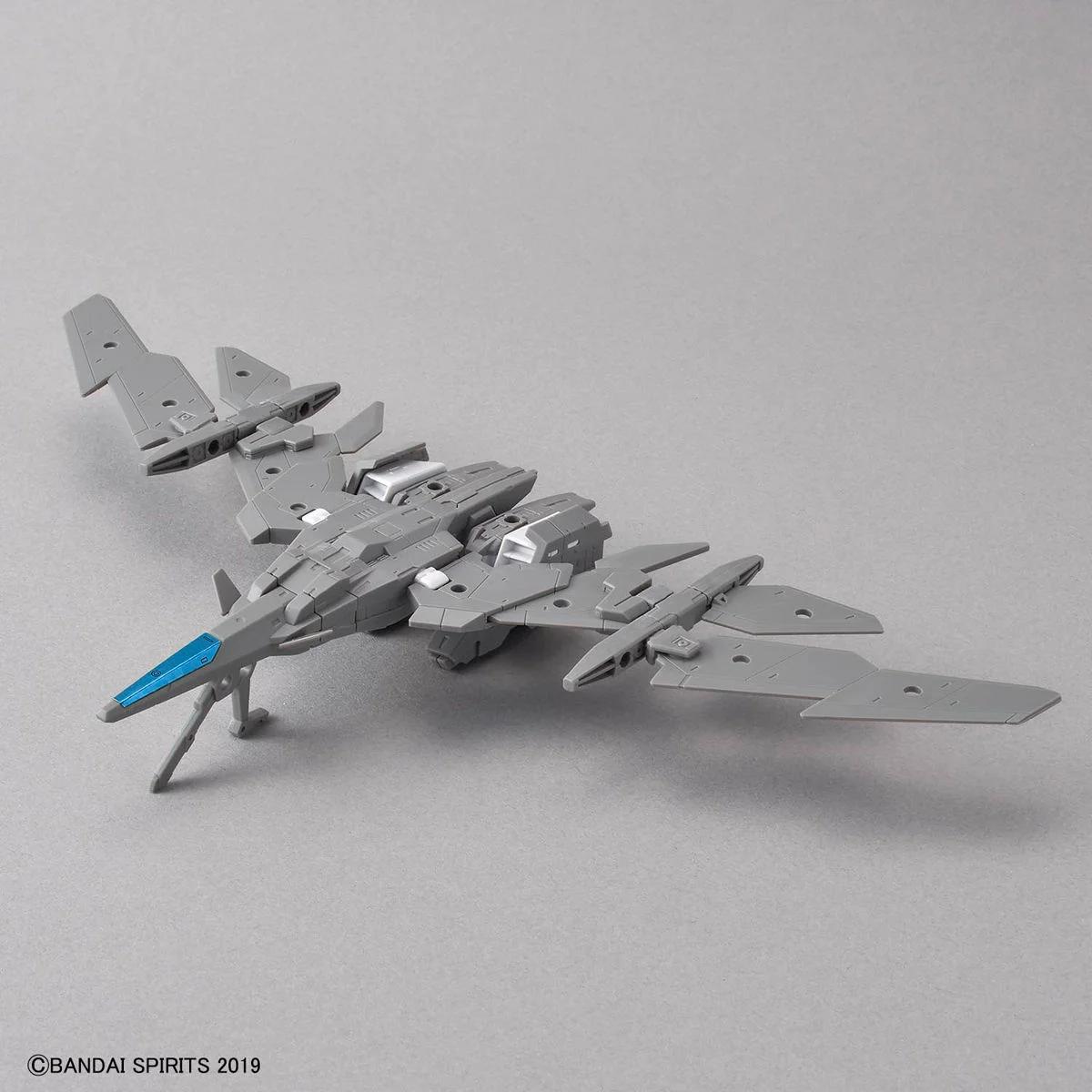 Bandai 1/144 30MM 02 Air Fighter Gray Model Kit — official product photo 1