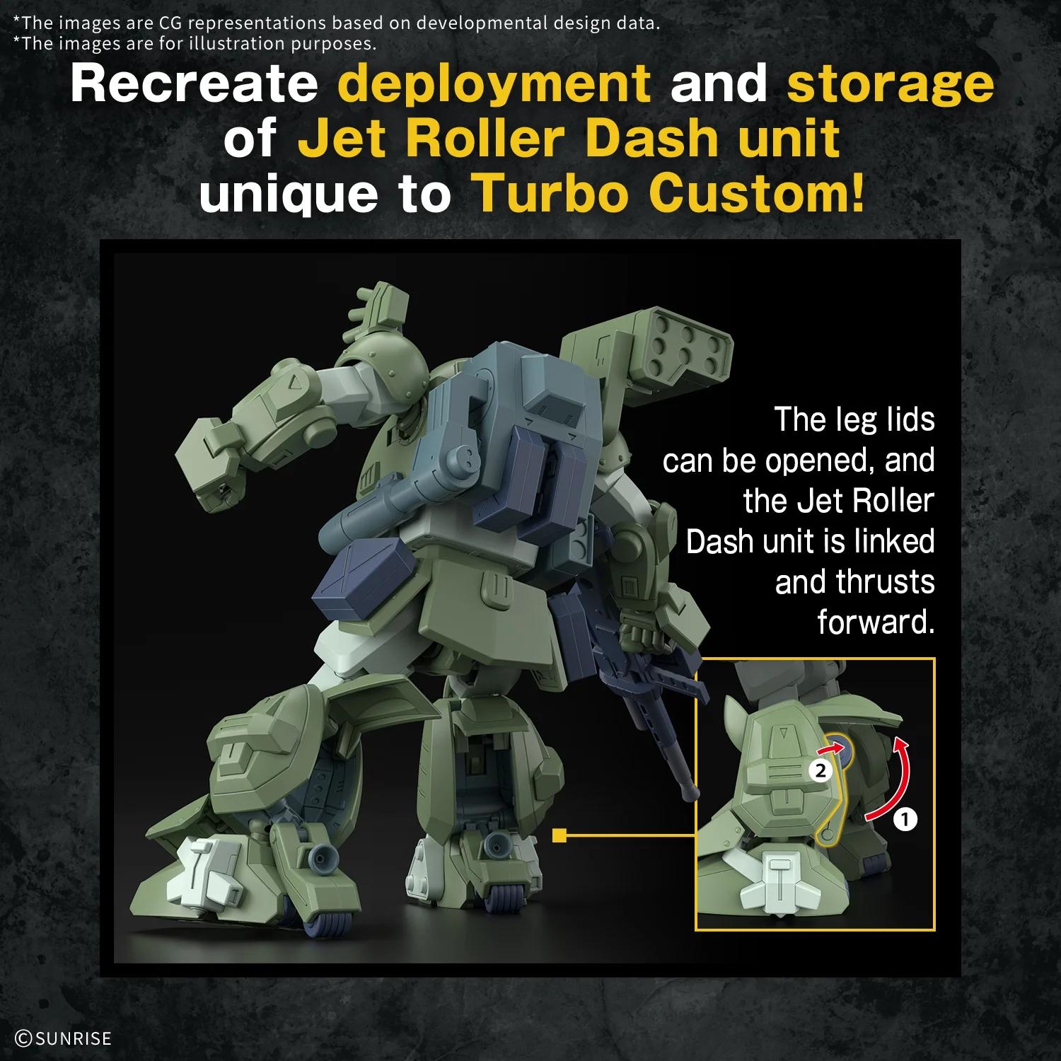 Bandai 1/144 HG Scopedog Turbo Custom Model Kit — official product photo 3