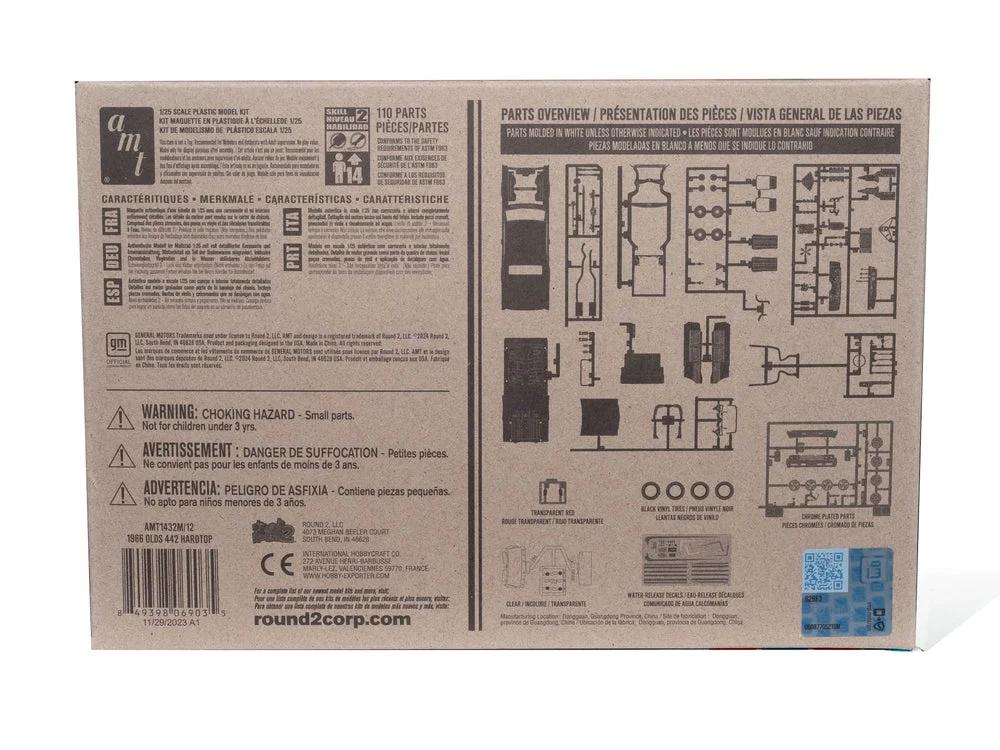 AMT 1/25 66 Olds 442 Hardtop Model Kit — official product photo 4