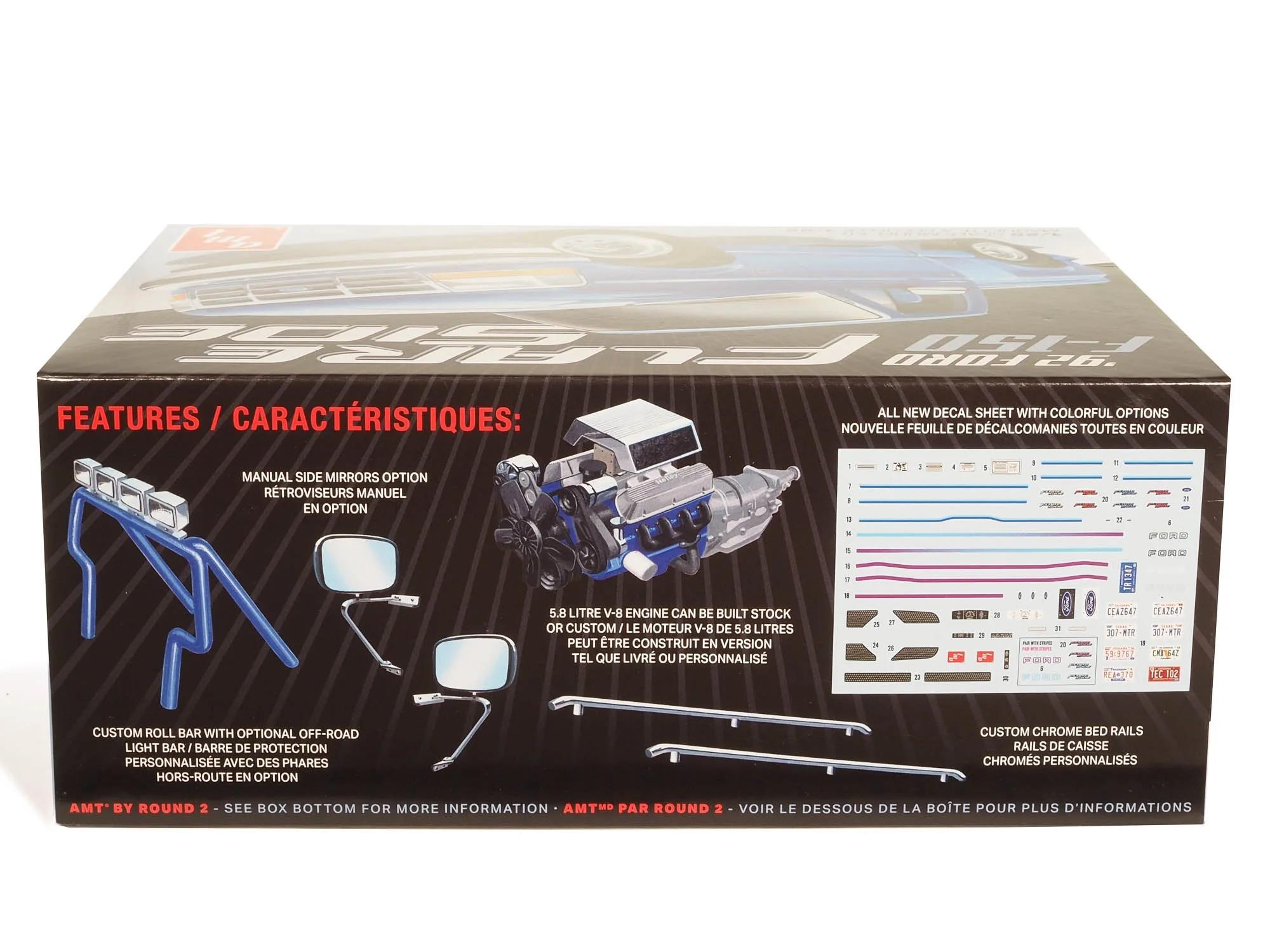 AMT 1/25 F-150 92 Ford Flareside Model Kit — official product photo 2