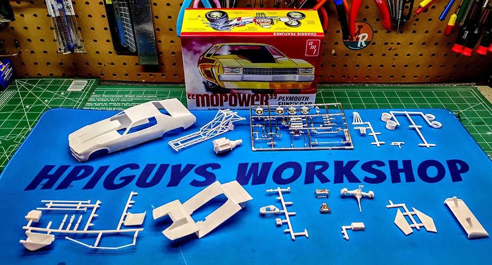 AMT 1/25 Mopower Plymouth Funnycar Model Kit — official product photo 5