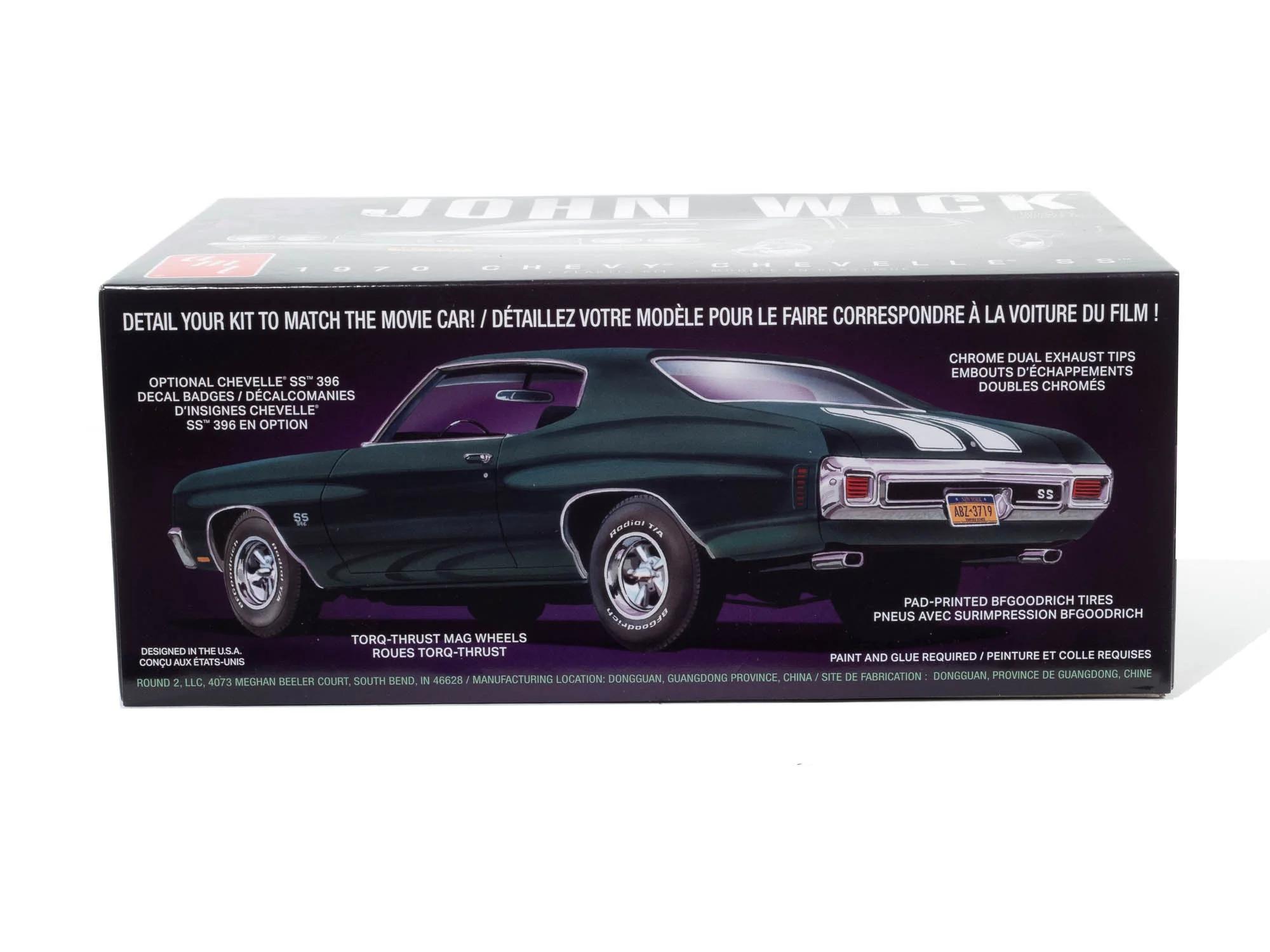 AMT 1/25 70 Chevy Chevelle John Wick Model Kit — official product photo 2