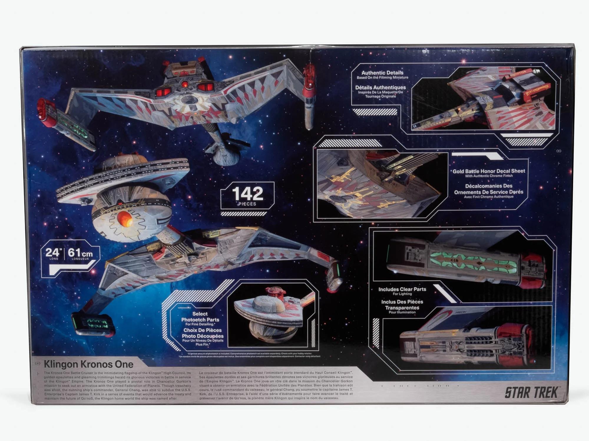 Polar Lights 1/350 Star Trek 6 Klingon Kronos 1 Model Kit — official product photo 4