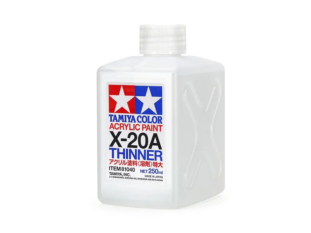 Tamiya X-20A Thinner 250ml — official product photo 1