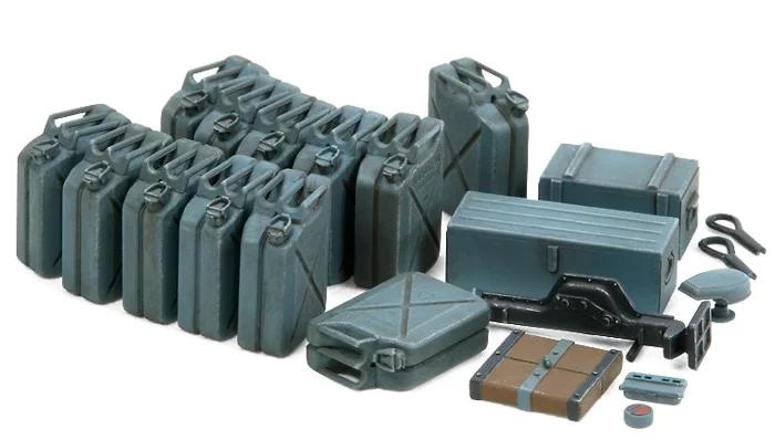 Tamiya 1/35 Ger Jerry Can Set Model Kit — official product photo 1
