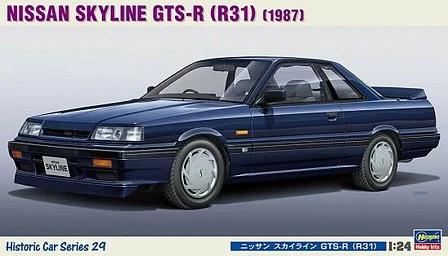 Hasegawa 1/24 GTS-R 1987 Nissan Skyline R31 Model Kit — box art