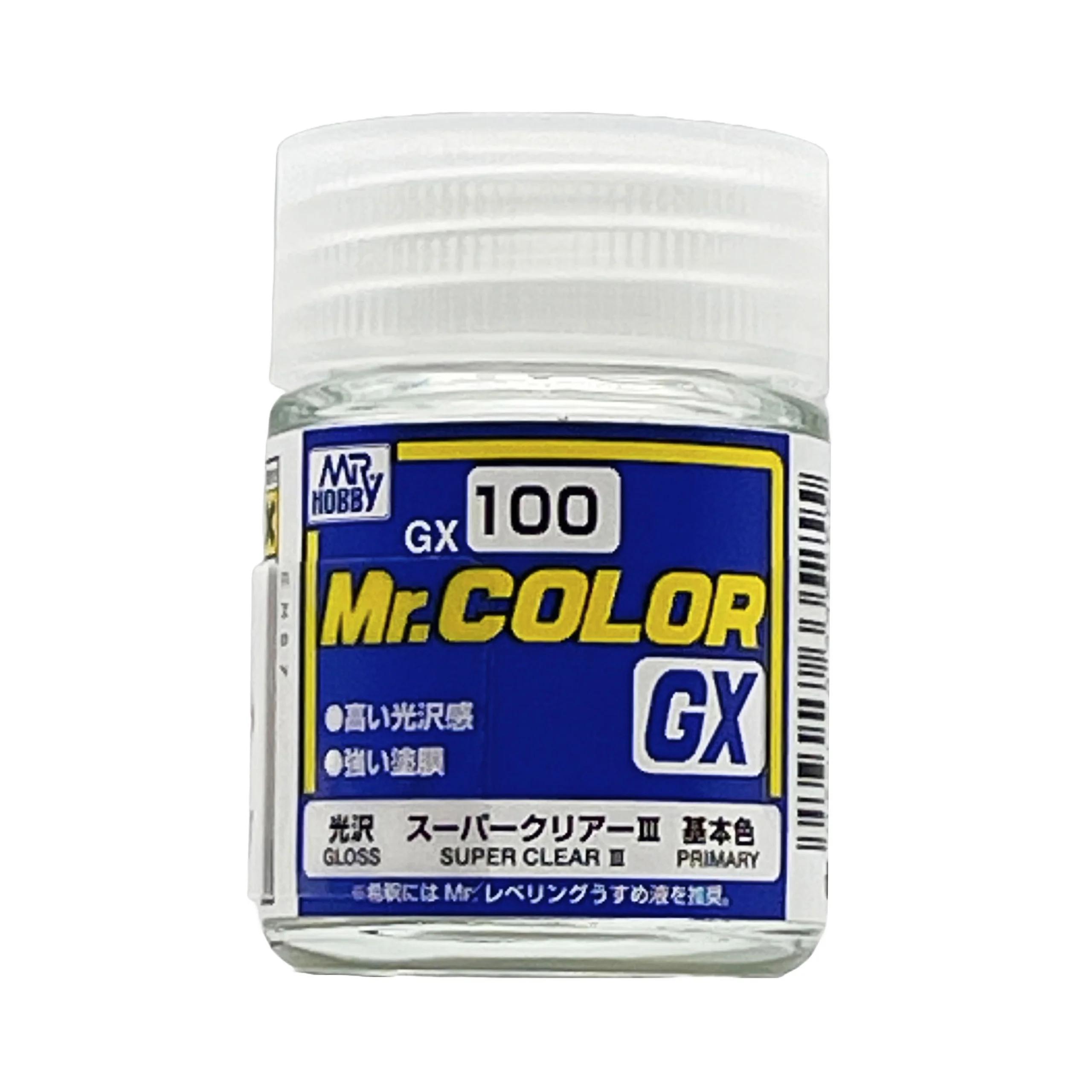 Mr. Hobby Mr. Color GX Super Clear III (GX100) 18 ml — official product photo 1