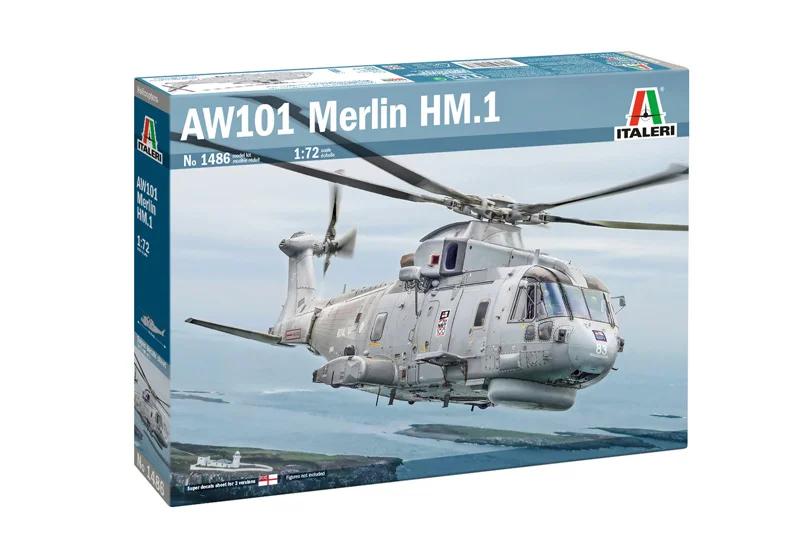 Italeri 1/72 AW-101 Merlin Hm 1 Model Kit — official product photo 1