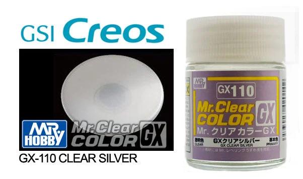 Mr. Clear Color GX GX110 Clear Silver 18ml — product photo
