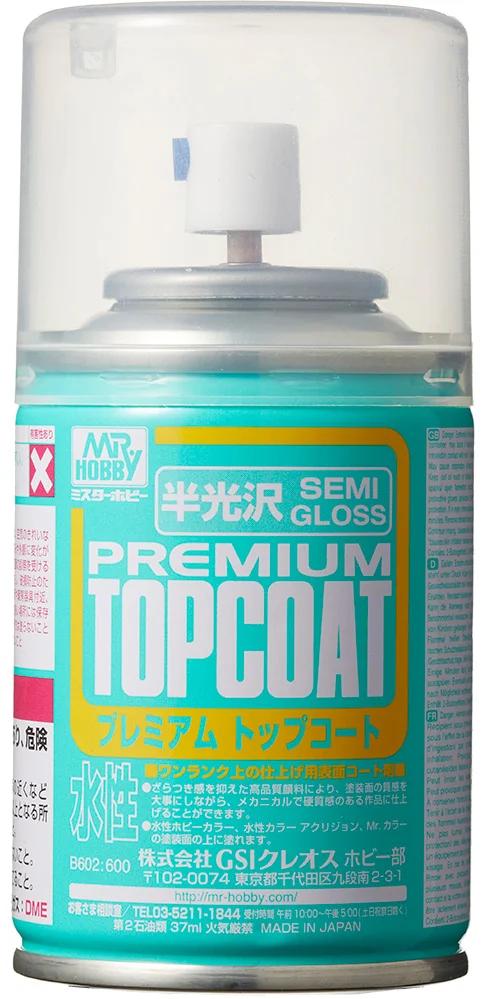 Mr. Hobby Mr. Premium Top Coat Semi-Gloss (B602) 86 ml — official product photo 1