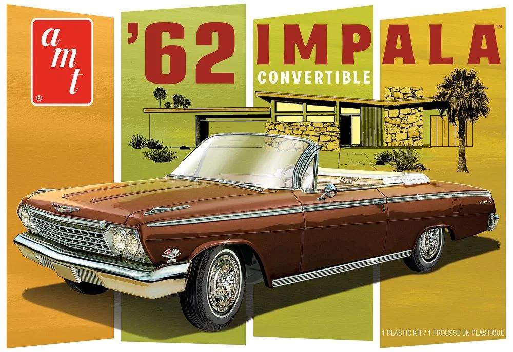 AMT 1/25 62 Chevy Impala Convertible Model Kit — box art