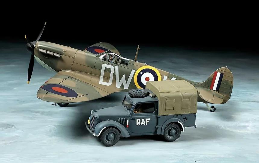 Tamiya 1/48 Supermarine Spitfire MK I Car Model Kit — box art