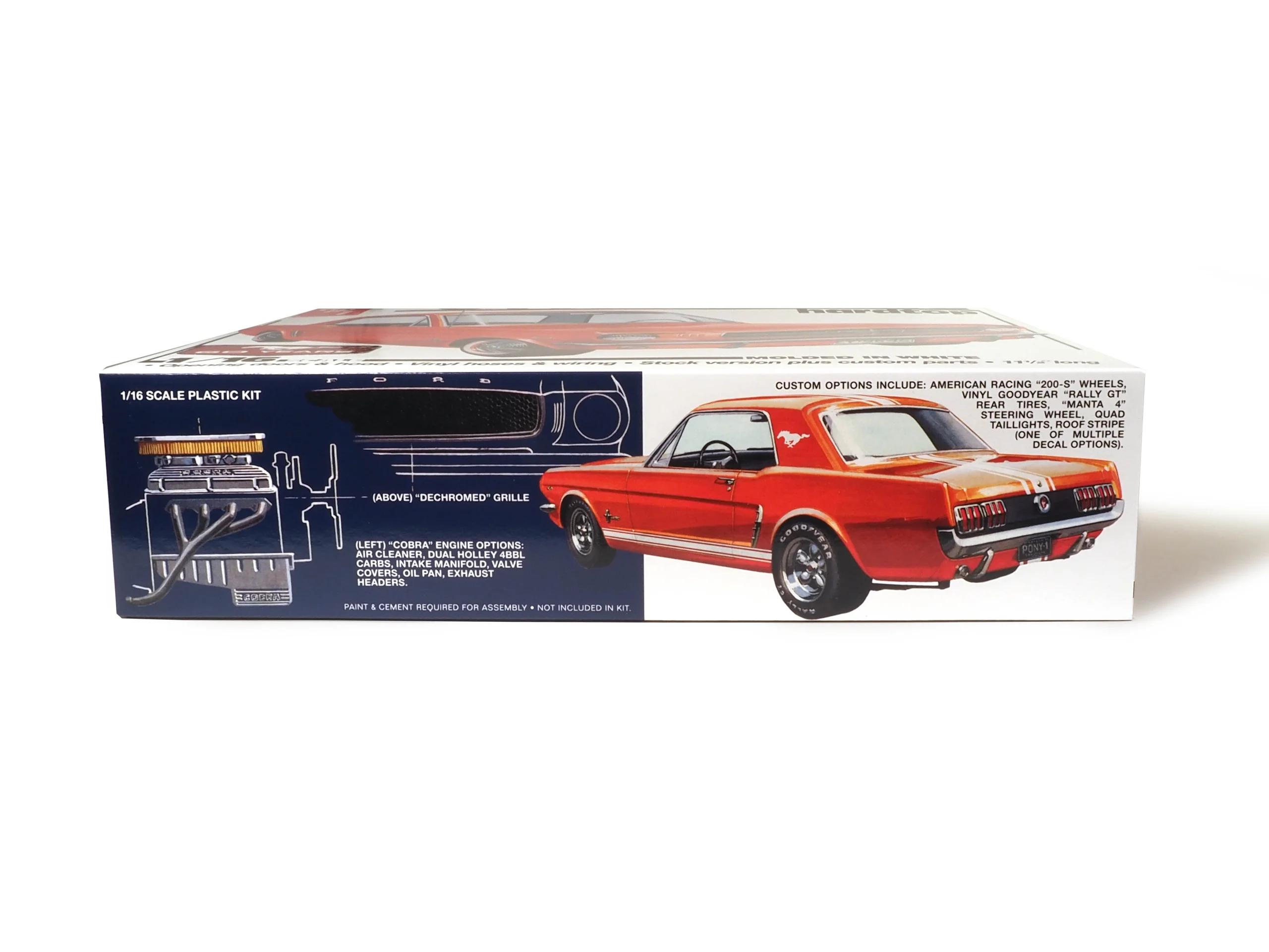 AMT 1/16 1964 1 2 Mustang Coupe 60th Annv Model Kit — official product photo 4