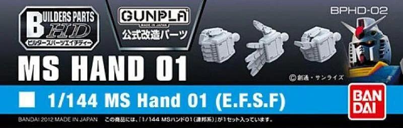 Bandai 1/144 MS Hands 01 Model Kit — official product photo 1
