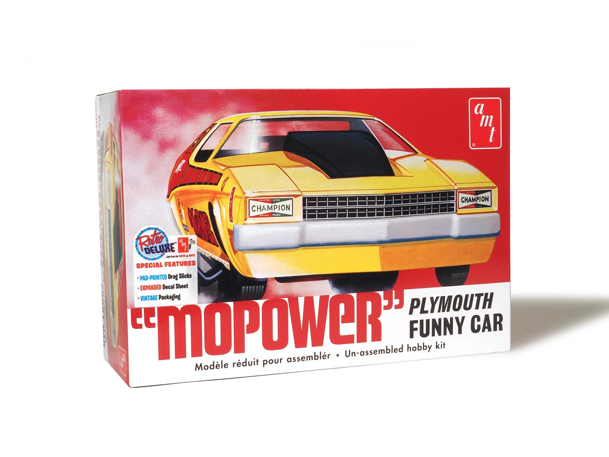 AMT 1/25 Mopower Plymouth Funnycar Model Kit — official product photo 1