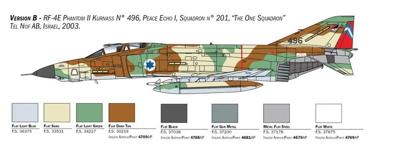Italeri 1/48 RF-4E Phantom II Model Kit — official product photo 5