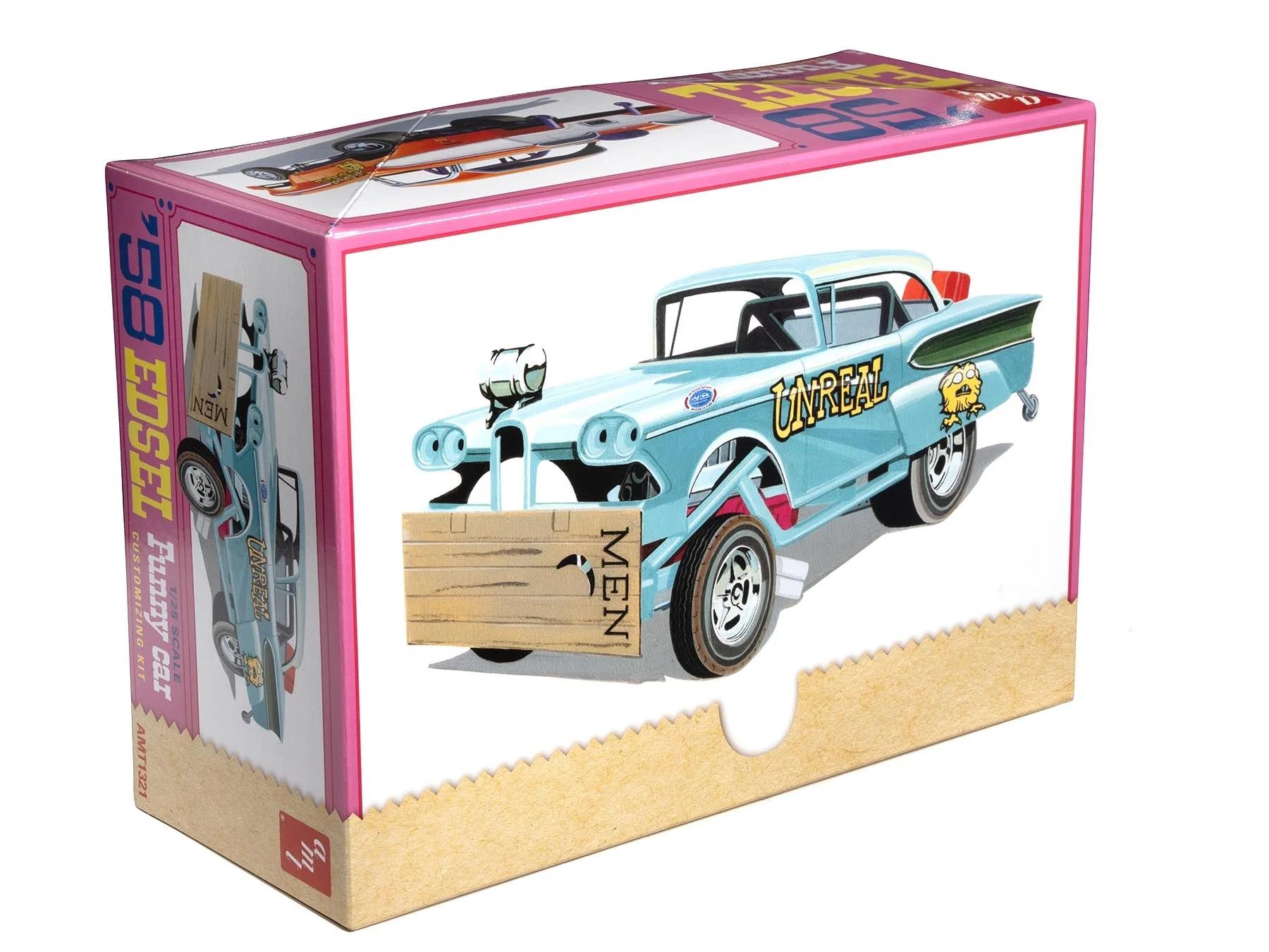 AMT 1/25 1958 Edsel Awb Funnycar Unreal Model Kit — official product photo 1