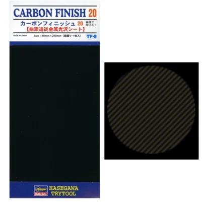 Hasegawa Carbon Finish Fine Mylar Foil Self Adhes Model Kit — box art