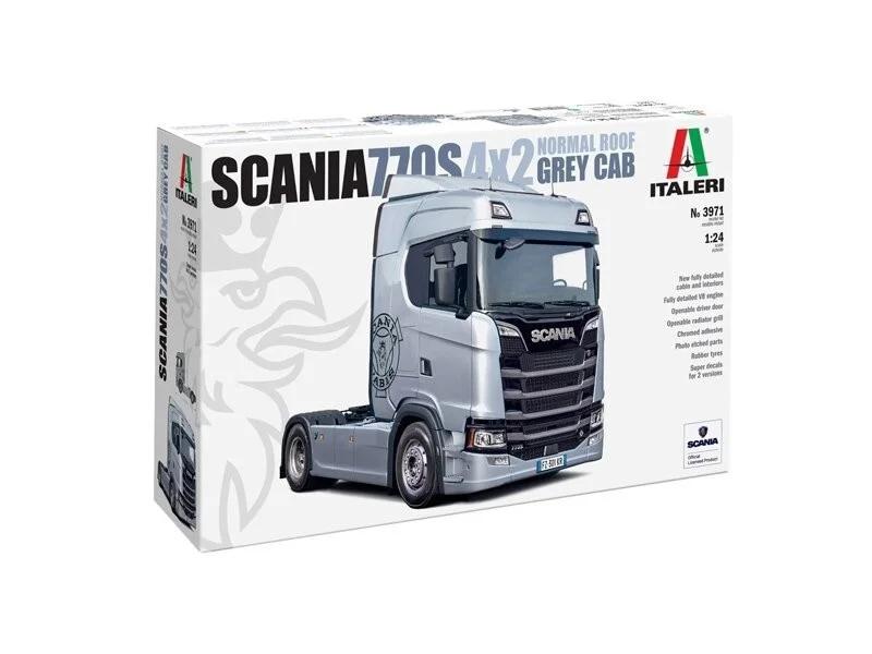 Italeri 1/24 Scania 770s 4x2 Grey Cab Model Kit — box art