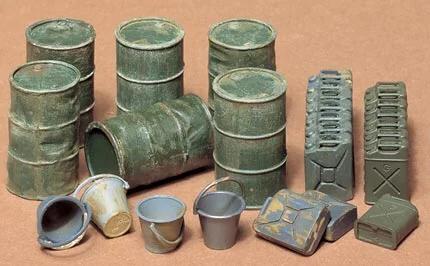 Tamiya 1/35 Jerry Can Set Model Kit — box art