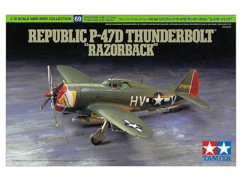 Tamiya 1/72 P-47D Thunderbolt Model Kit — official product photo 1