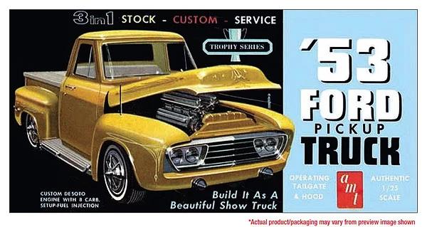 AMT 1/25 53 Ford Pickup Model Kit — box art