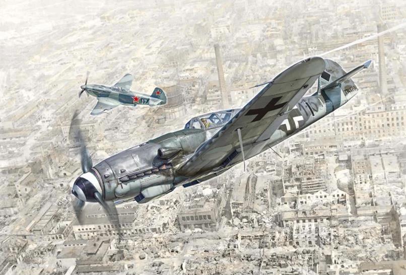 Italeri 1/48 Messerschmitt Bf 109k-4 Model Kit — box art