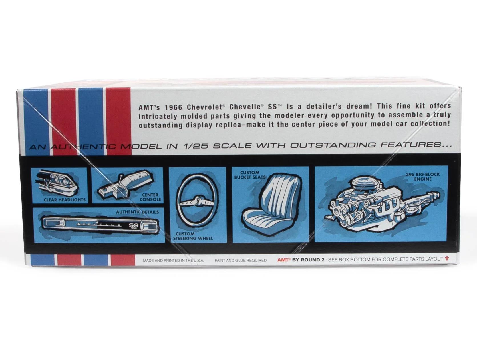 AMT 1/25 66 Chevy Chevelle Ss Model Kit — official product photo 2