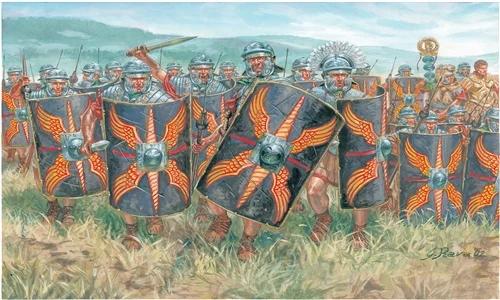 Italeri 1/72 Caesars War Roman Inf Model Kit — official product photo 1