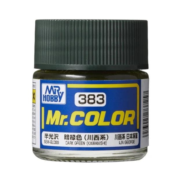 Mr. Hobby Mr. Color Dark Green (Kawanishi) (C383) 10 ml — official product photo 1