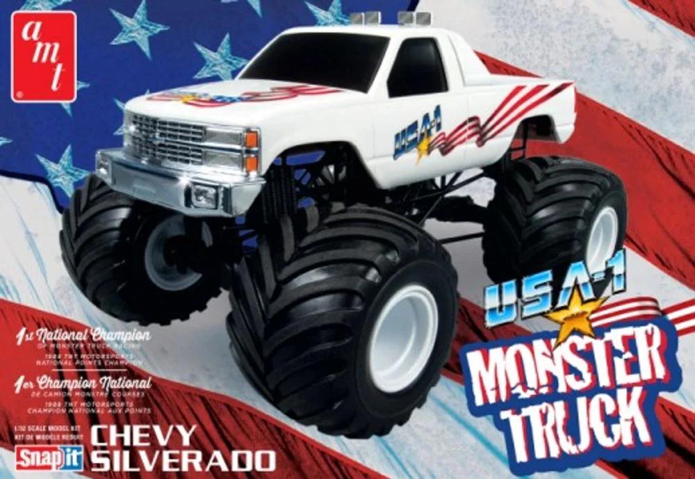 AMT 1/32 USA-1 Monster Truck 2t Model Kit — box art