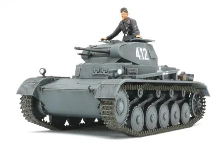 Tamiya 1/48 German Panzer 2 B C Model Kit — box art