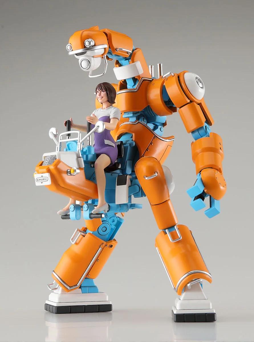 Hasegawa Mechatro Chubu 01 Orange Sky Blue1 35 Model Kit — official product photo 5