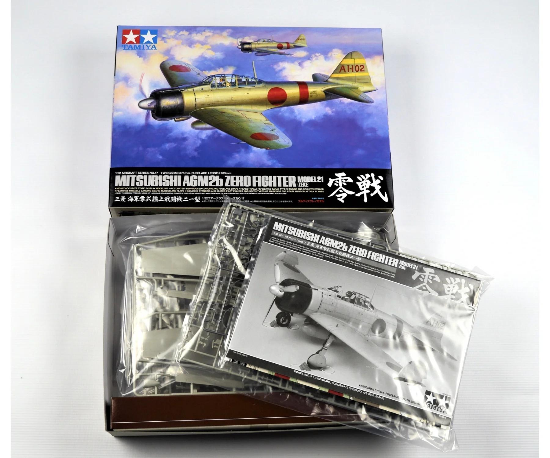 Tamiya 1/32 A6m2b 21 Zero Model Kit — official product photo 2